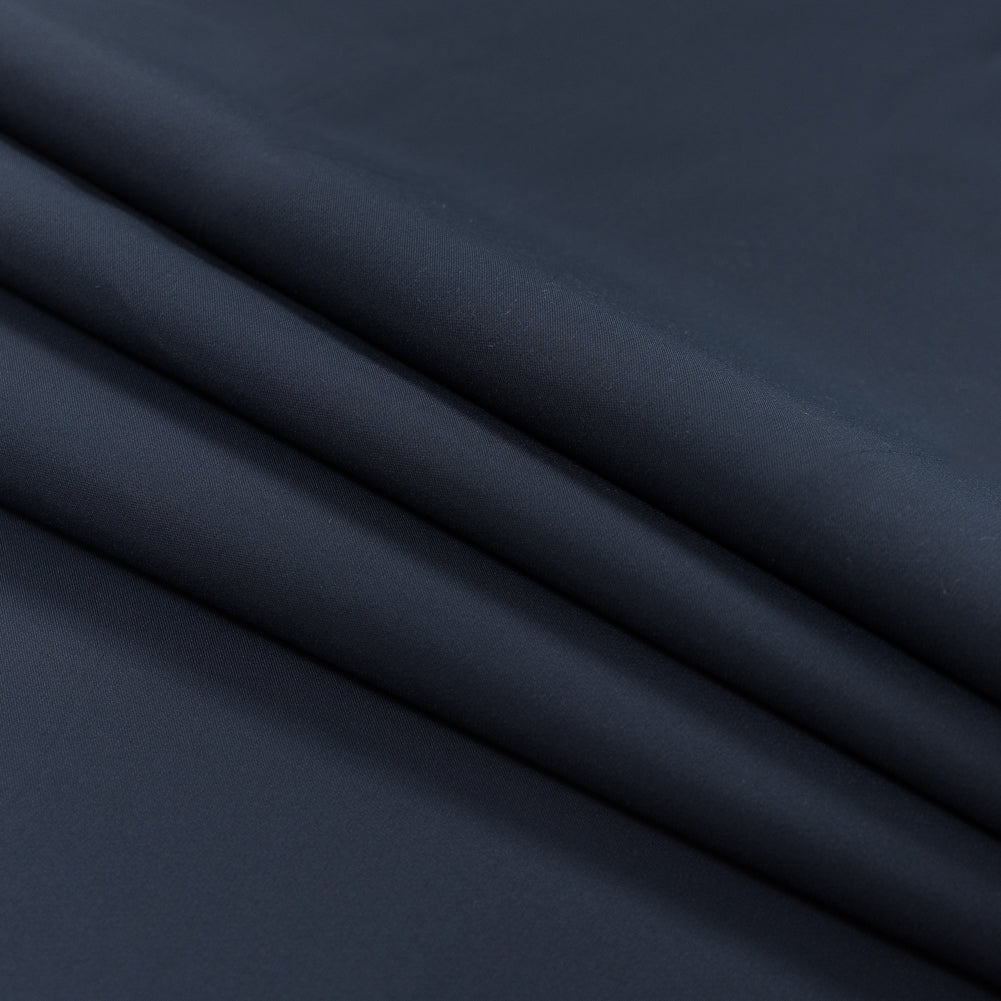 Navy Polyester Woven