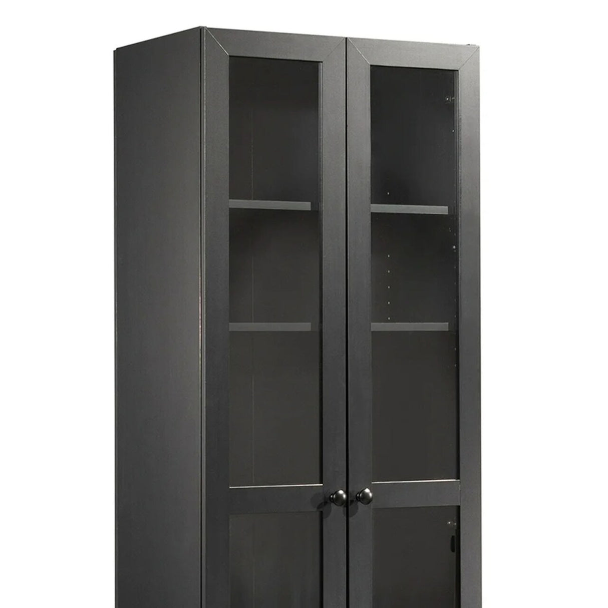 Glass Storage Bookcase Modern Display Cabinet for Home Office and Living Room