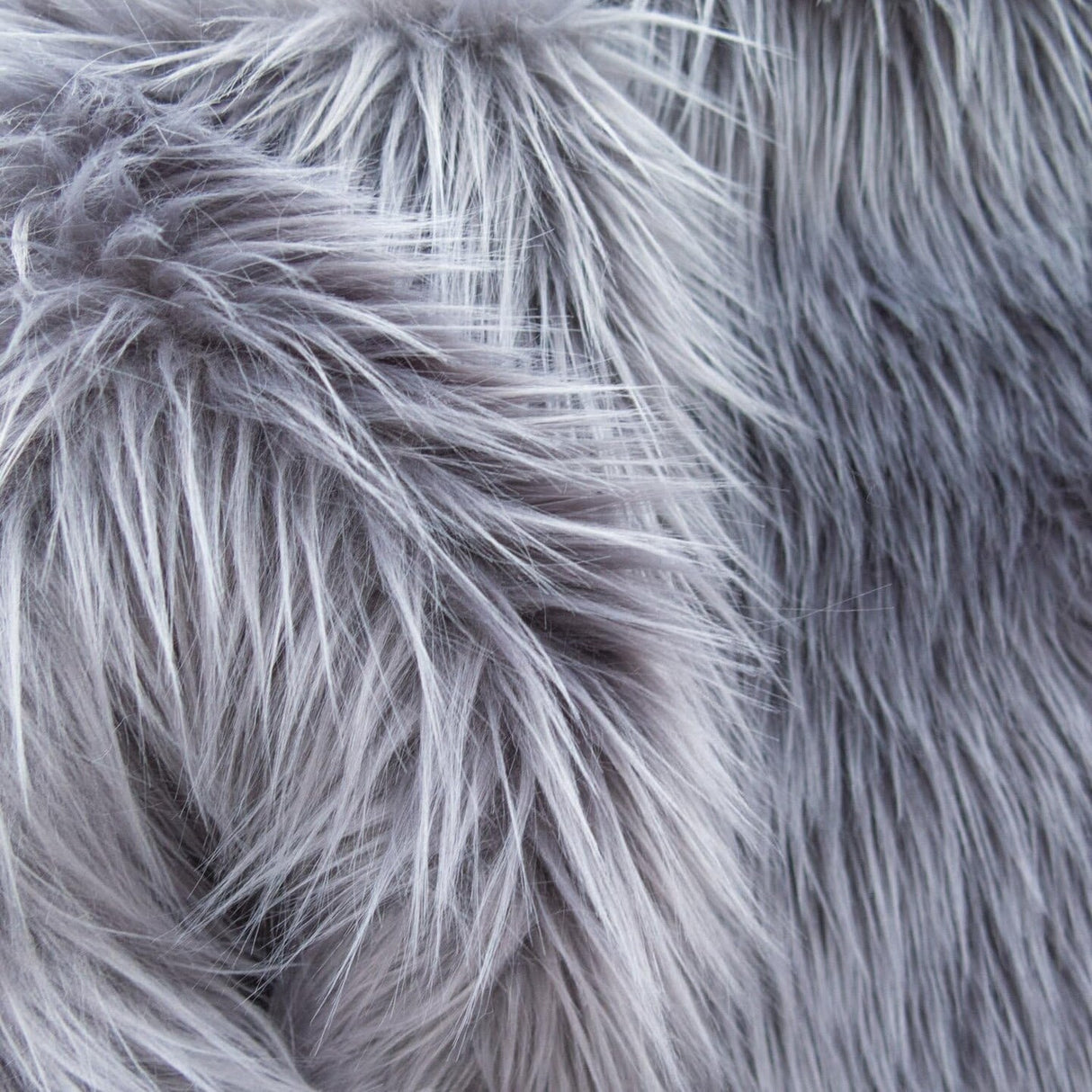 1 Yard Shaggy Faux Fur Fabric – 100% Polyester, 60" Wide Long Pile Plush Fur