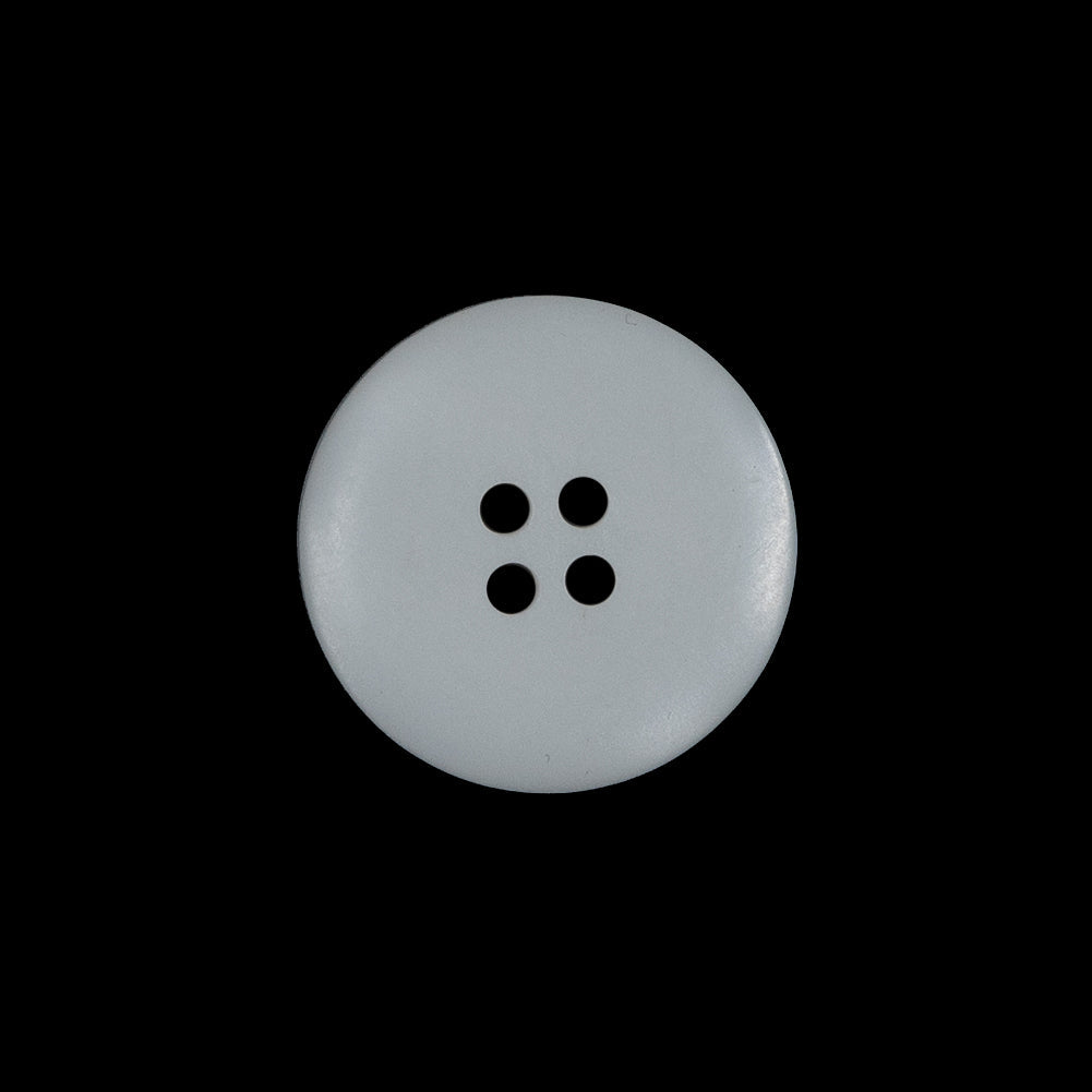 White Iridescent Plastic Button - 36L/23mm