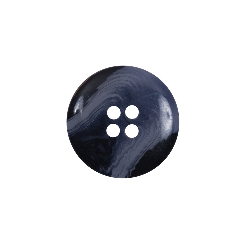 Blue 4-Hole Plastic Button - 32L/20mm