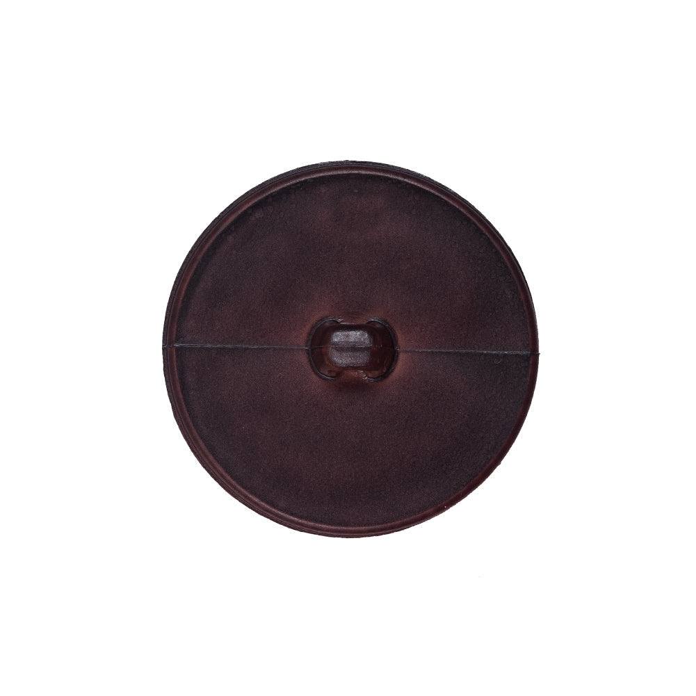 Italian Brown Anchor Plastic Shank Back Button - 36L/23mm