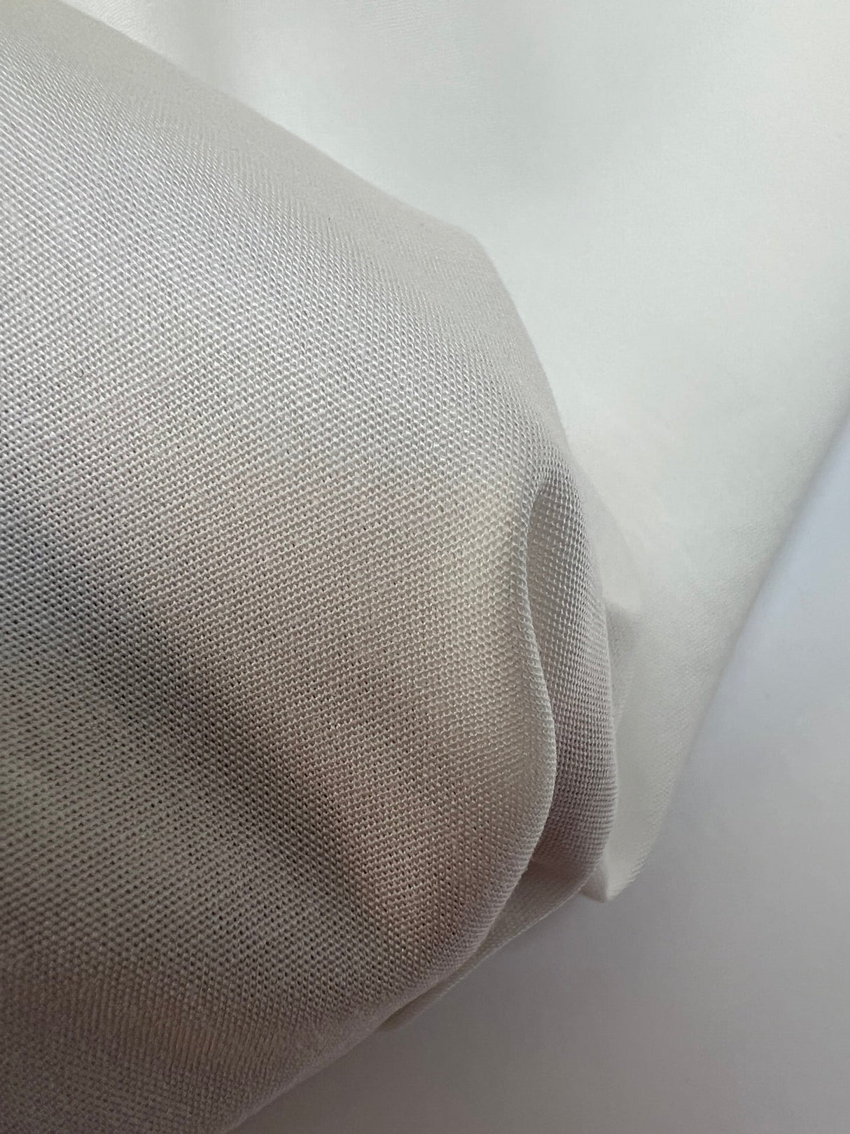 White Cotton Stretch Fabric