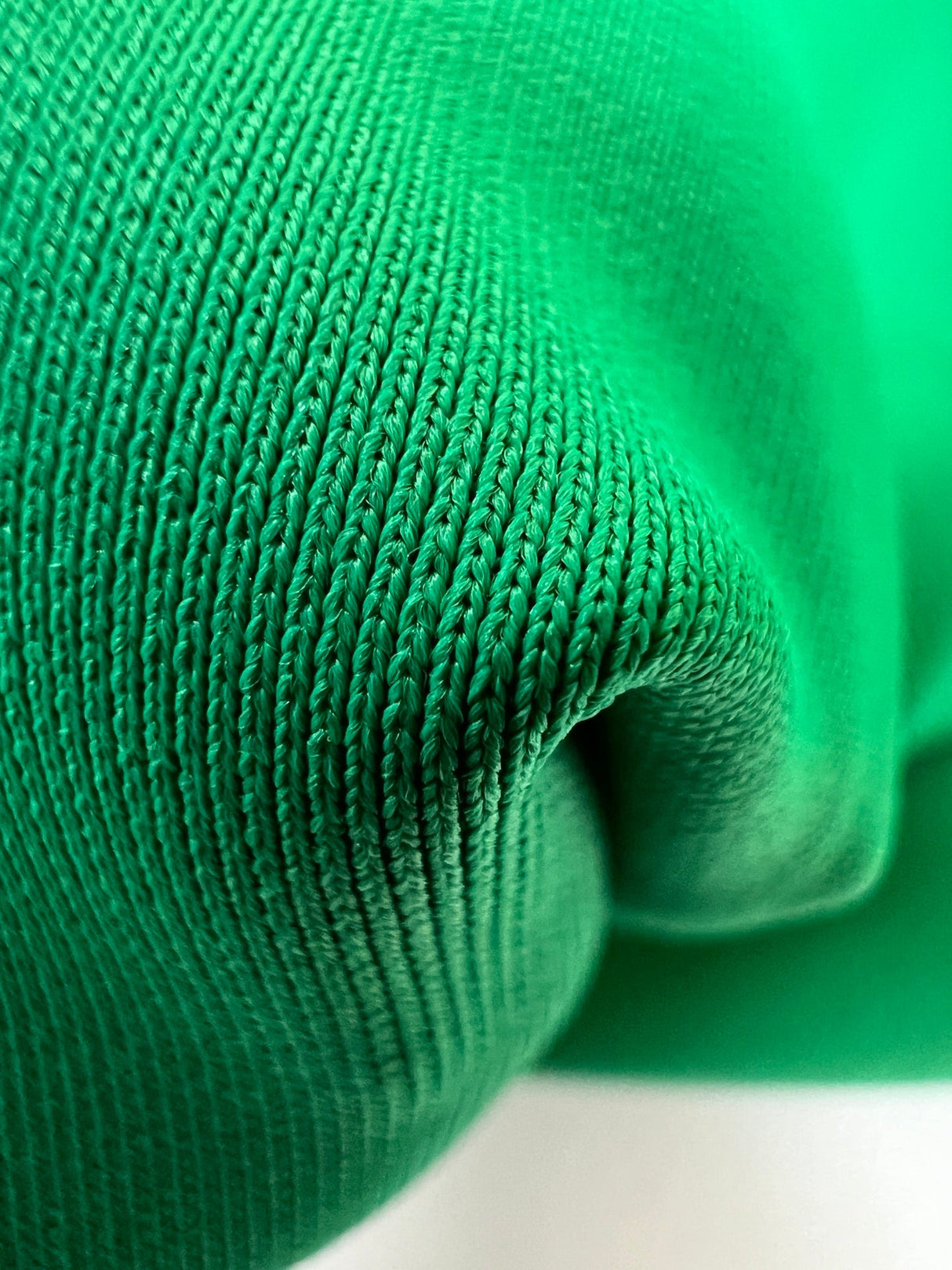 Stretch Polyester Knitted Fabric Green