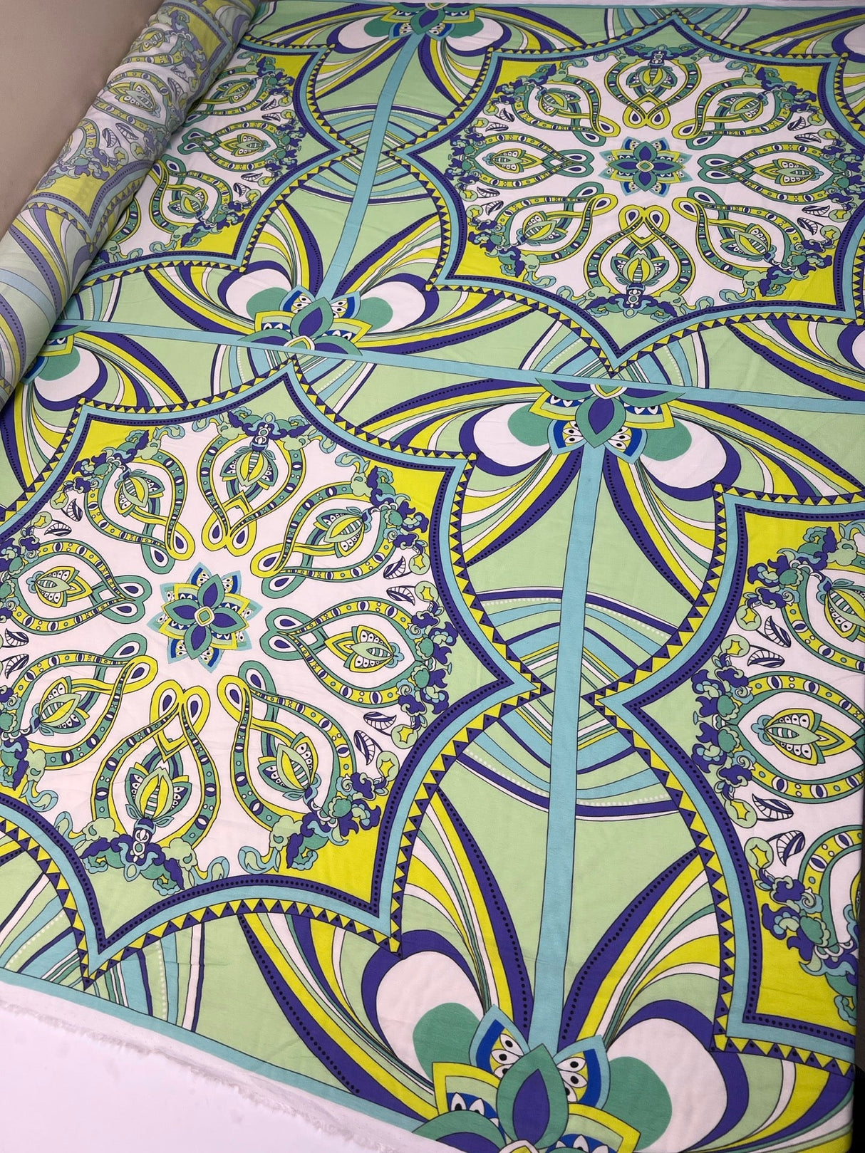 Printed Viscose Staple Fabric