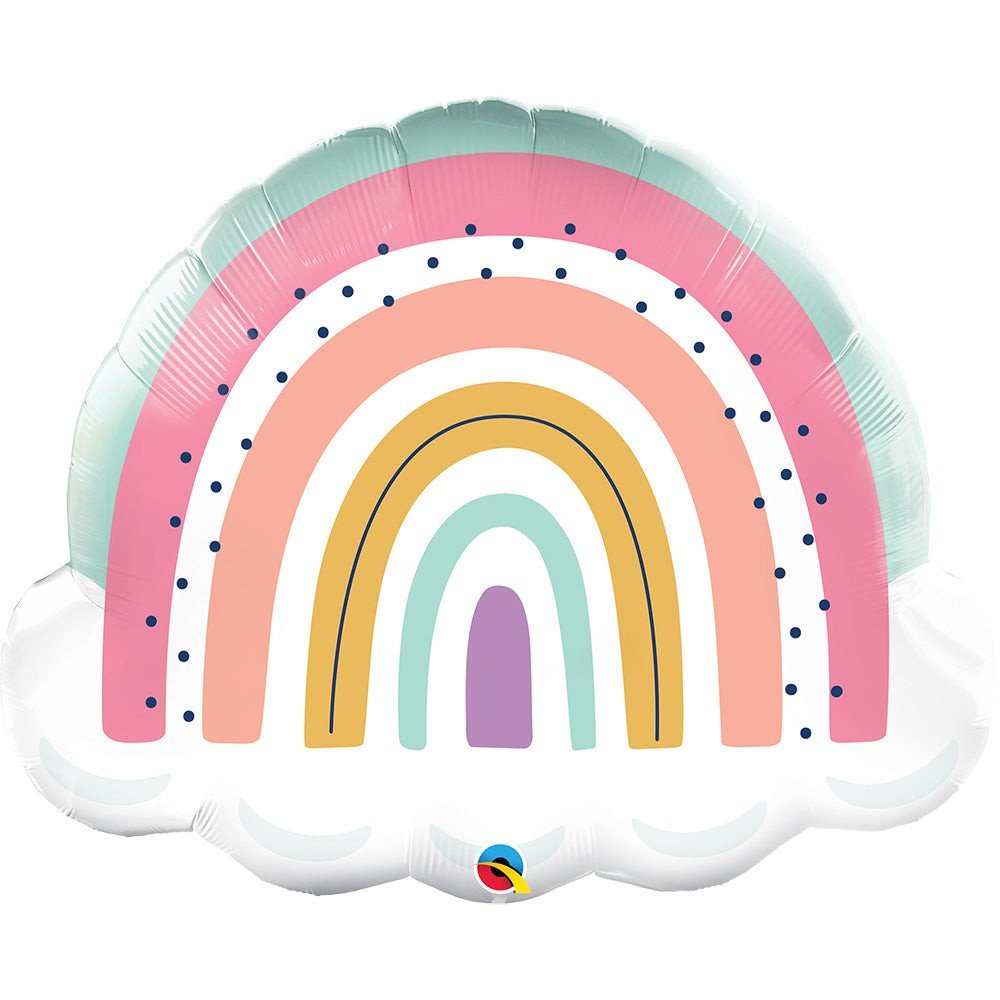 Foil Balloon Kids Boho Colorful Rainbow 32 Inch