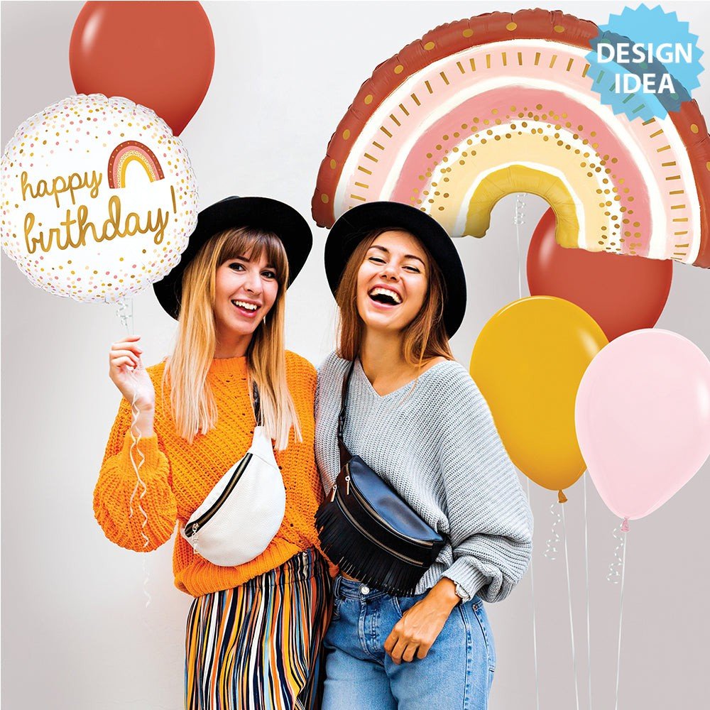 Foil Balloon Boho Rainbow 32 Inch