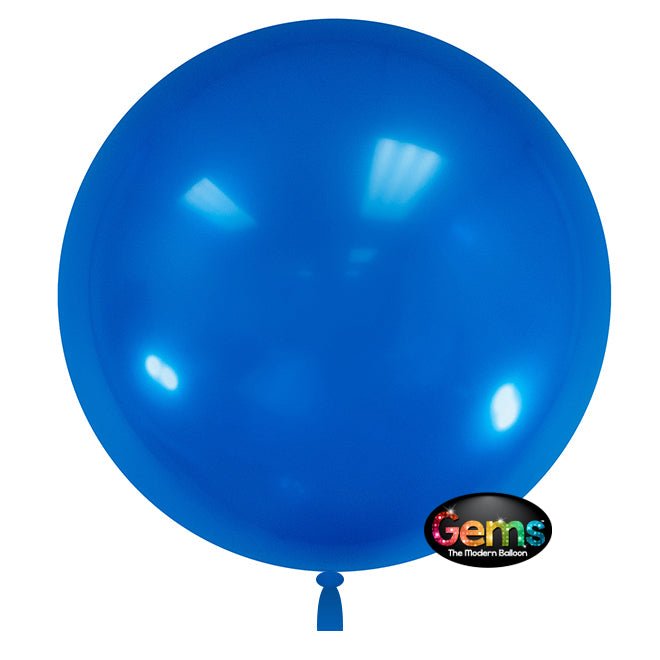 Plastic Balloon GEMS Balloon Royal Blue 2 Pack