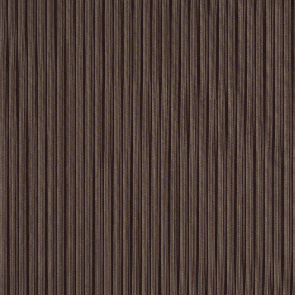 Brown and Taupe Striped Cotton Shirting