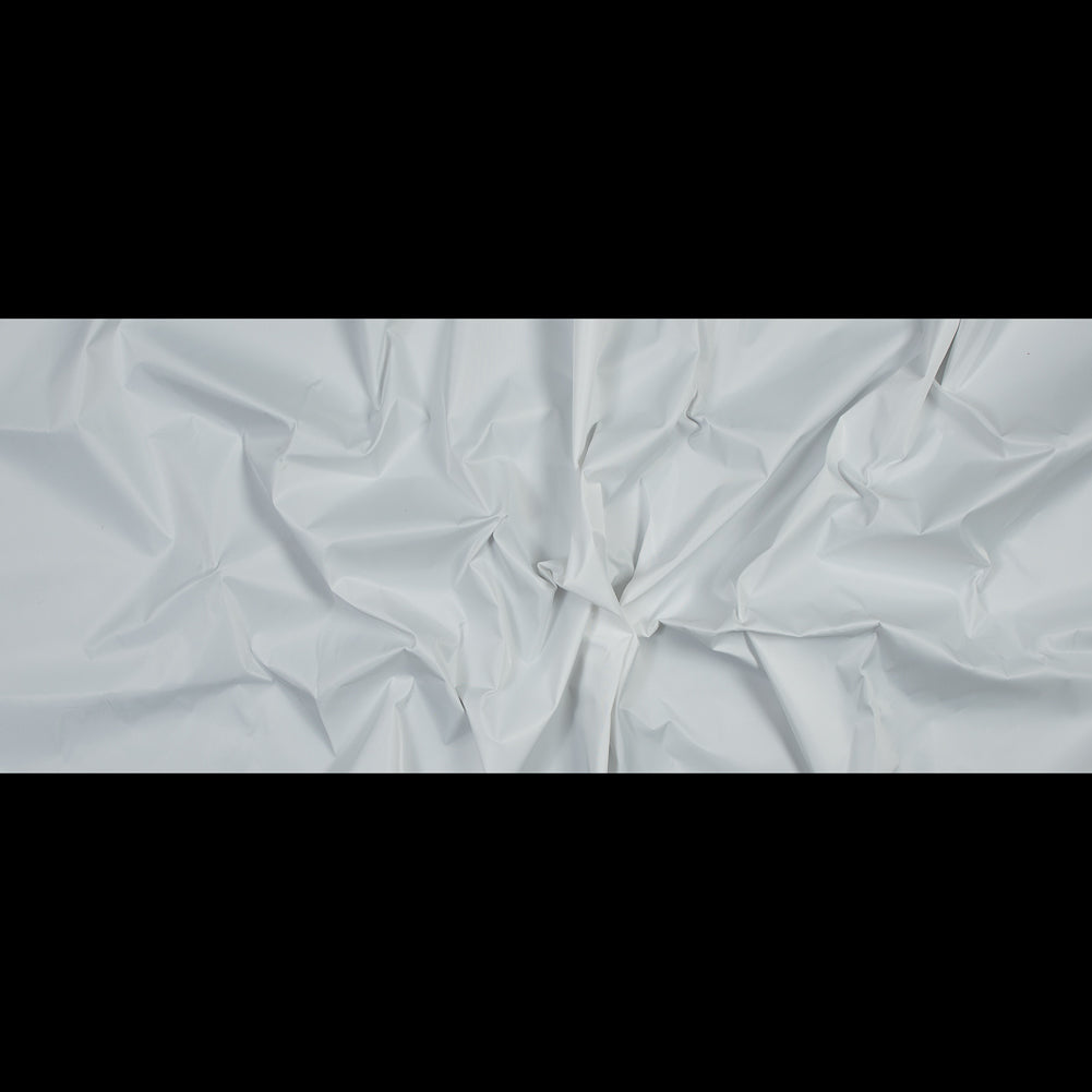 Water-Resistant Polyester Twill - White - Fisher Collection