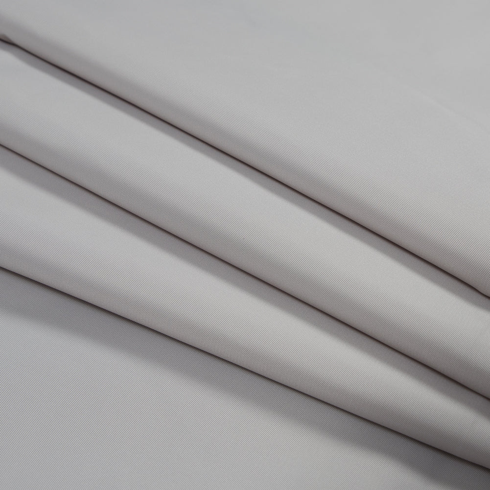 Water-Resistant Polyester Twill - Light Gray - Fisher Collection