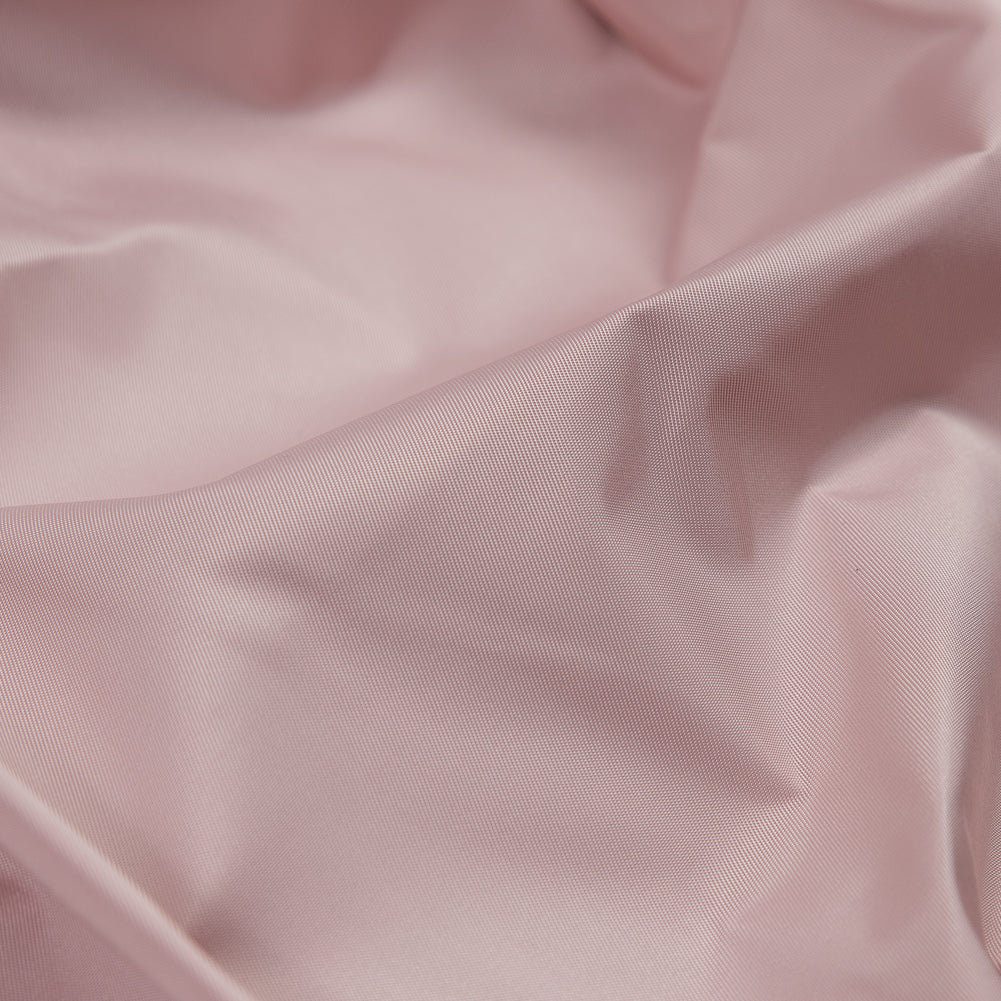 Water-Resistant Polyester Twill - Silver Pink - Fisher Collection