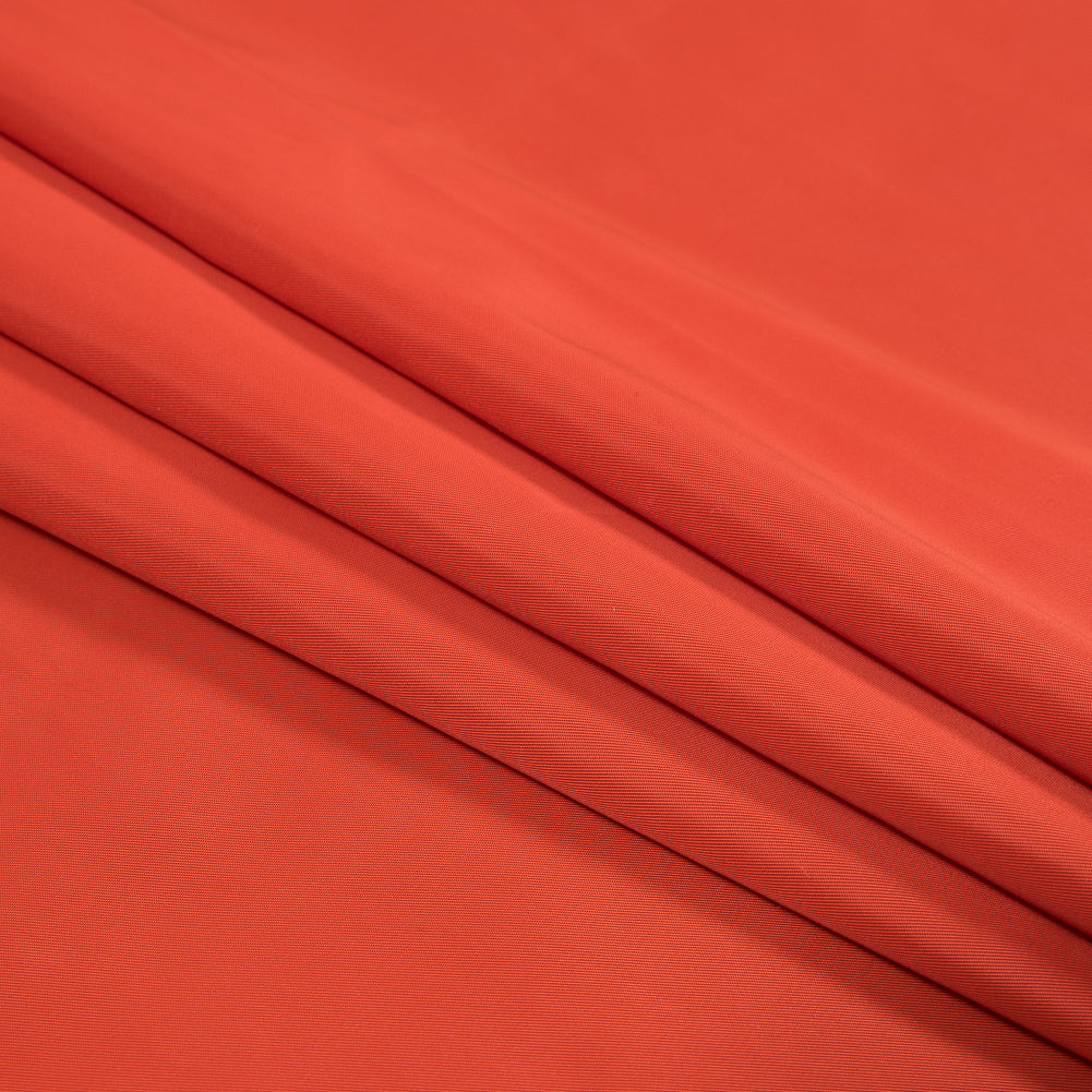 Water-Resistant Polyester Twill - Red Orange - Fisher Collection