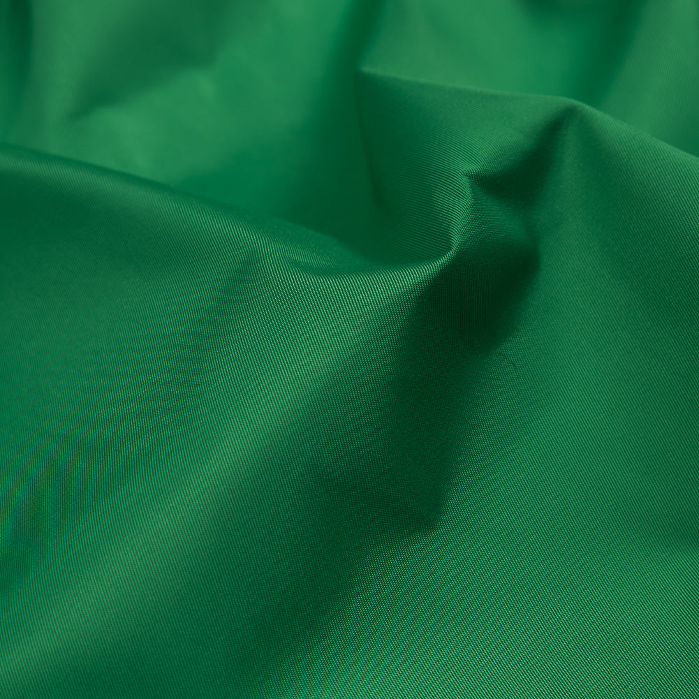 Water-Resistant Polyester Twill - Grass Green - Fisher Collection