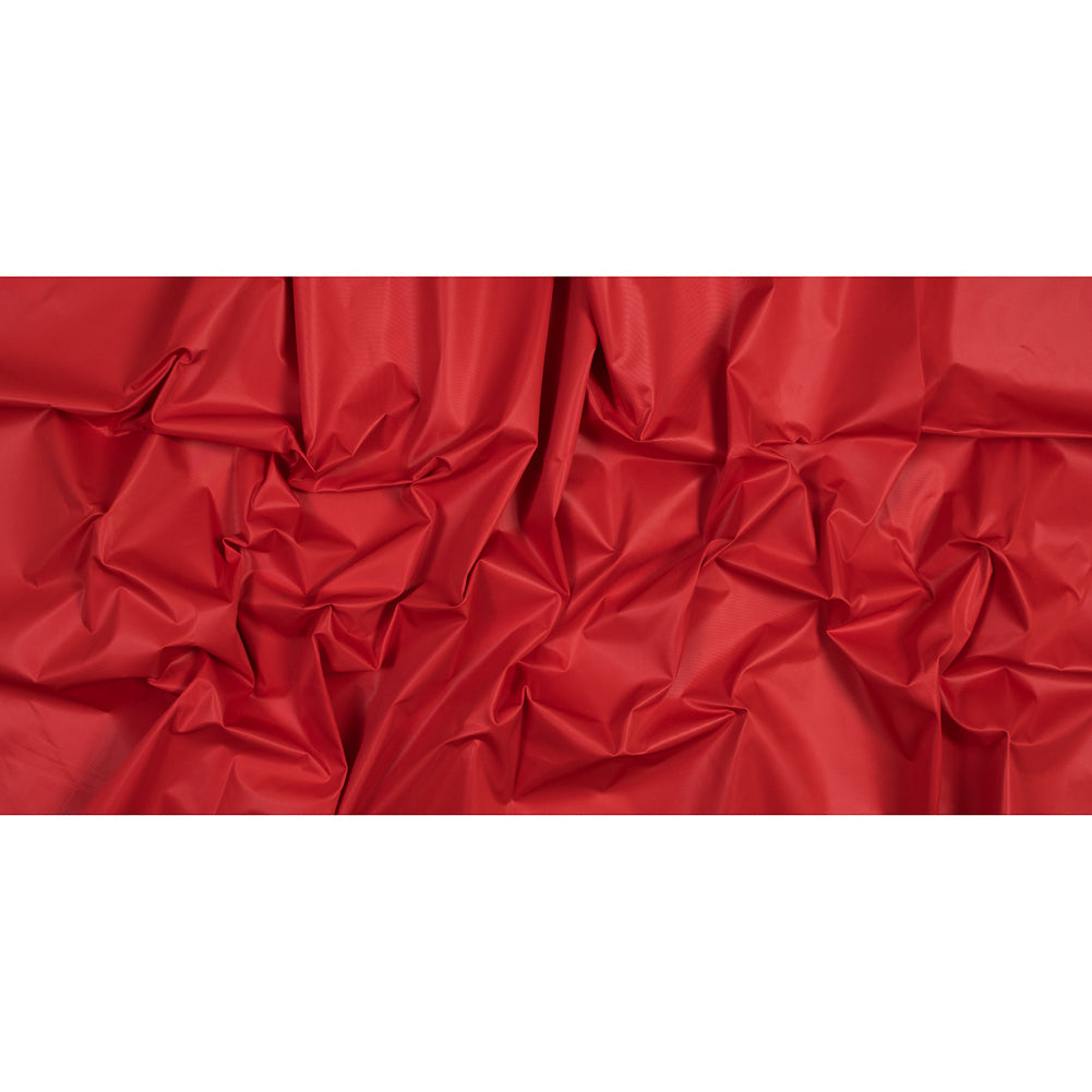 Water-Resistant Polyester Twill - Red - Fisher Collection