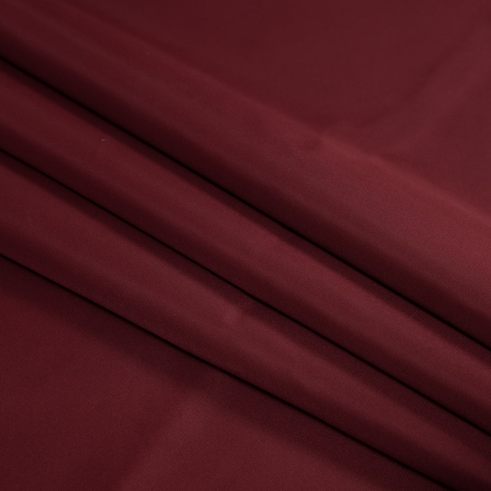 Water-Resistant Polyester Twill - Cranberry - Fisher Collection