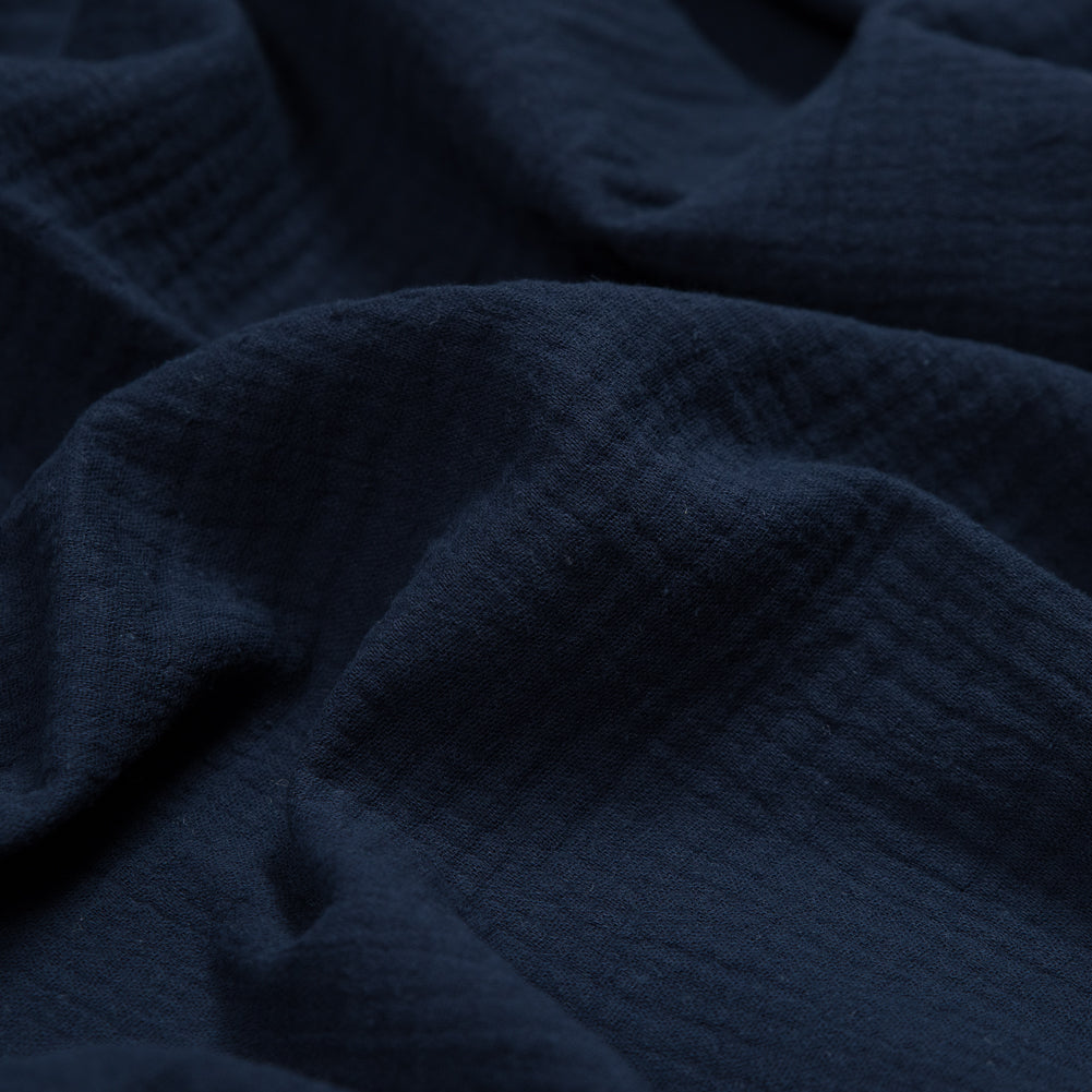 Double Cotton Gauze - Navy - Talamanca Collection