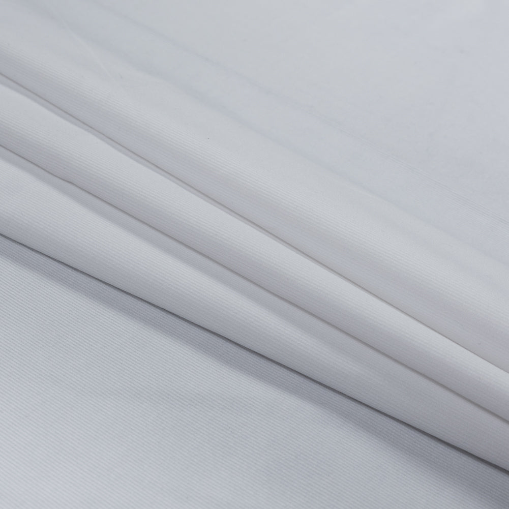 Featherwale Cotton Corduroy - Snow White - Dawn Collection