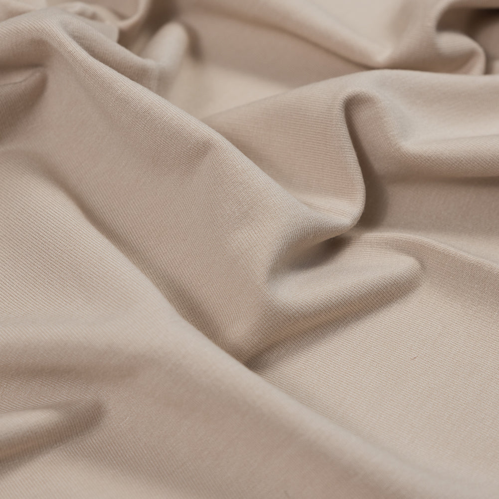Bamboo Stretch French Terry - Nude - Emei Collection