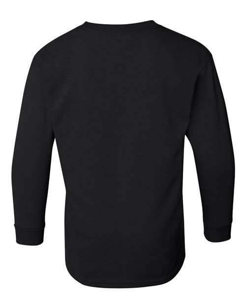 Gildan® Youth Heavy Cotton Crewneck Long Sleeve T-Shirt