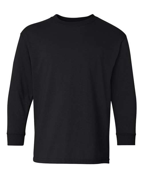 Gildan® Youth Heavy Cotton Crewneck Long Sleeve T-Shirt