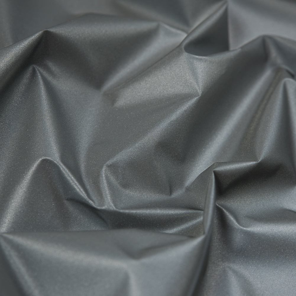 Silver Crisp Reflective Fabric