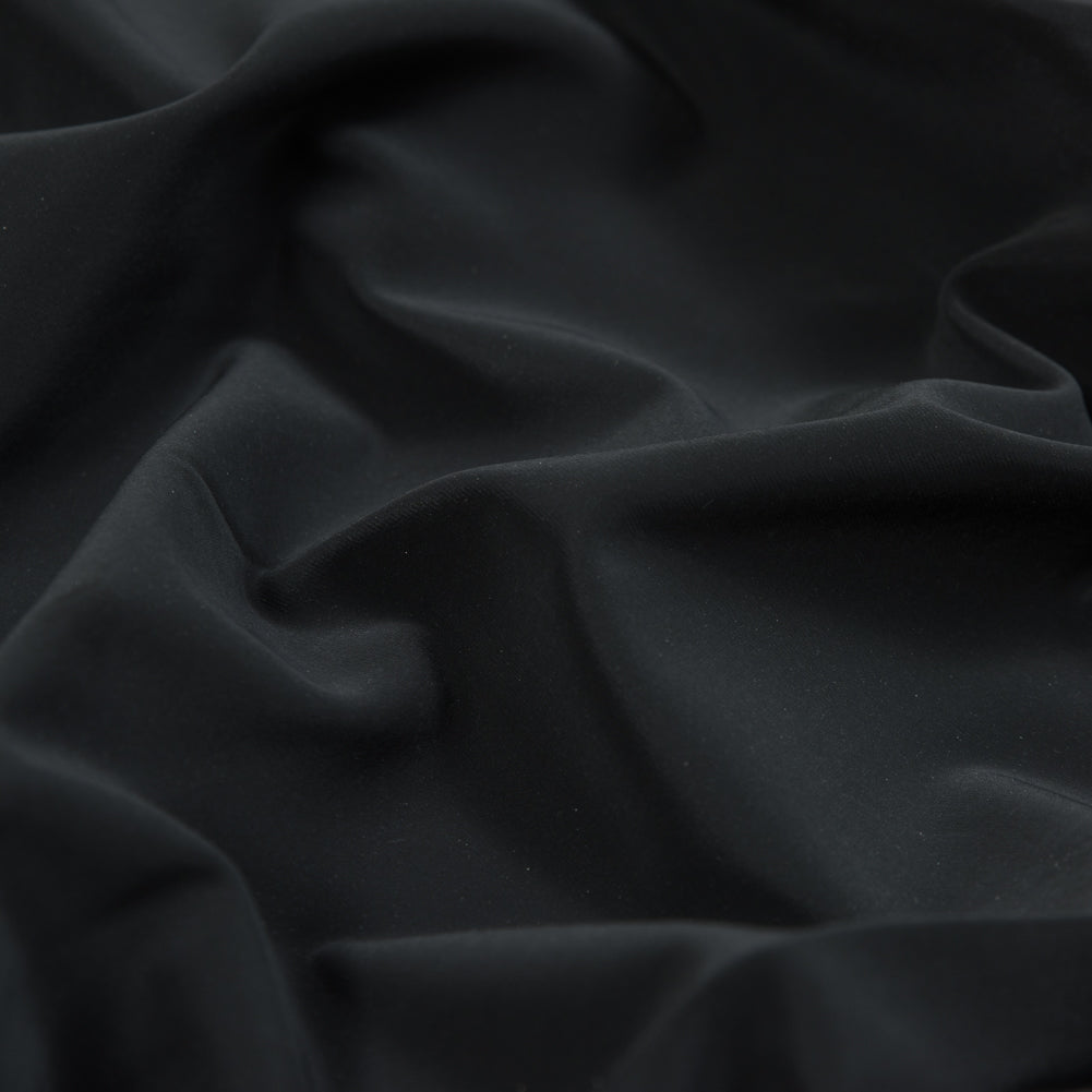 Black on Black Stretch Knit Reflective Fabric