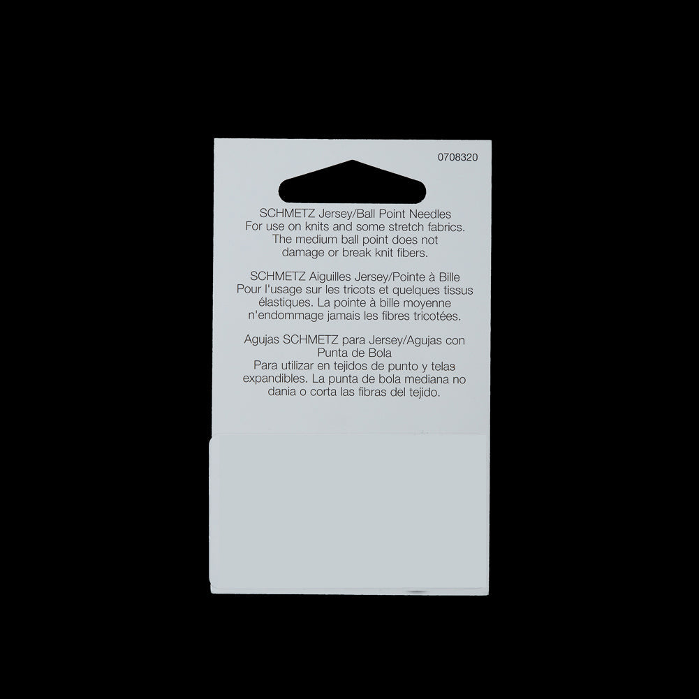 Schmetz Jersey/Ball Point Machine Needles - 80/12 - 5 ct