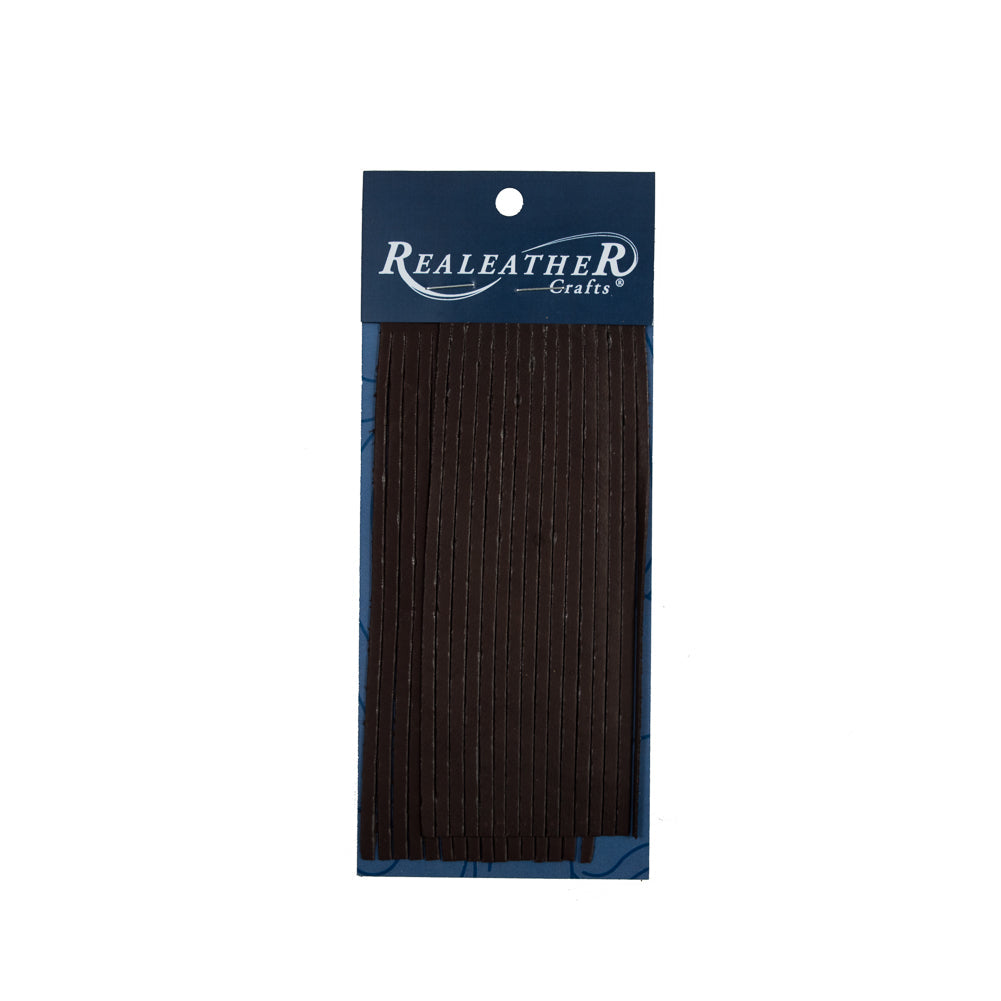 Realeather Chocolate Deerskin Fringe Trim
