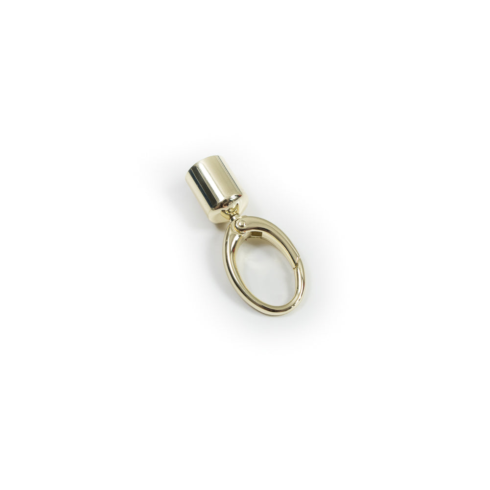 Realeather Gold Tassel Topper Key Chain