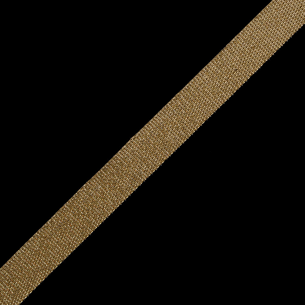Antique Gold Metallic Ribbon - 0.5"