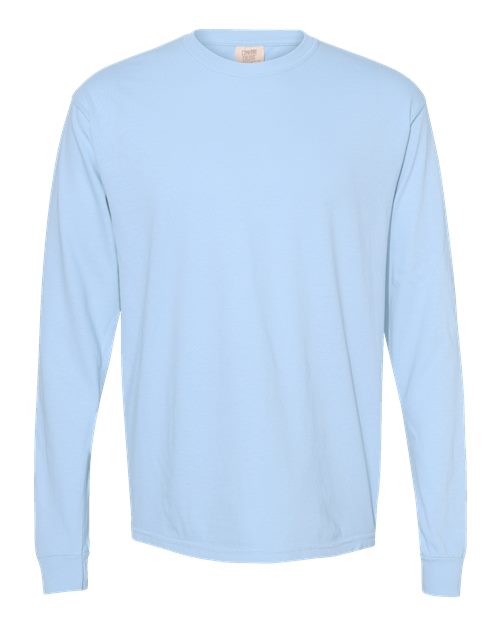 Comfort Colors® Garment-Dyed Heavyweight Crewneck Long Sleeve T-Shirt