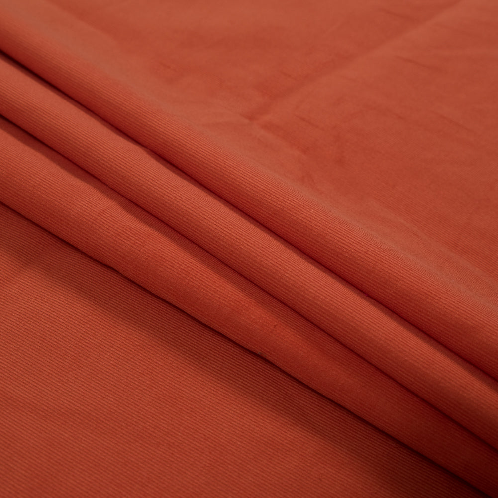 Featherwale Cotton Corduroy - Orange - Dawn Collection