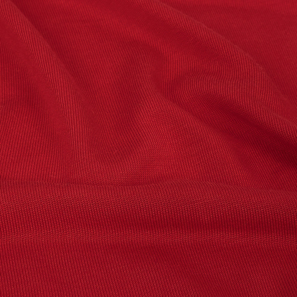 Red Solid Cupro Jersey