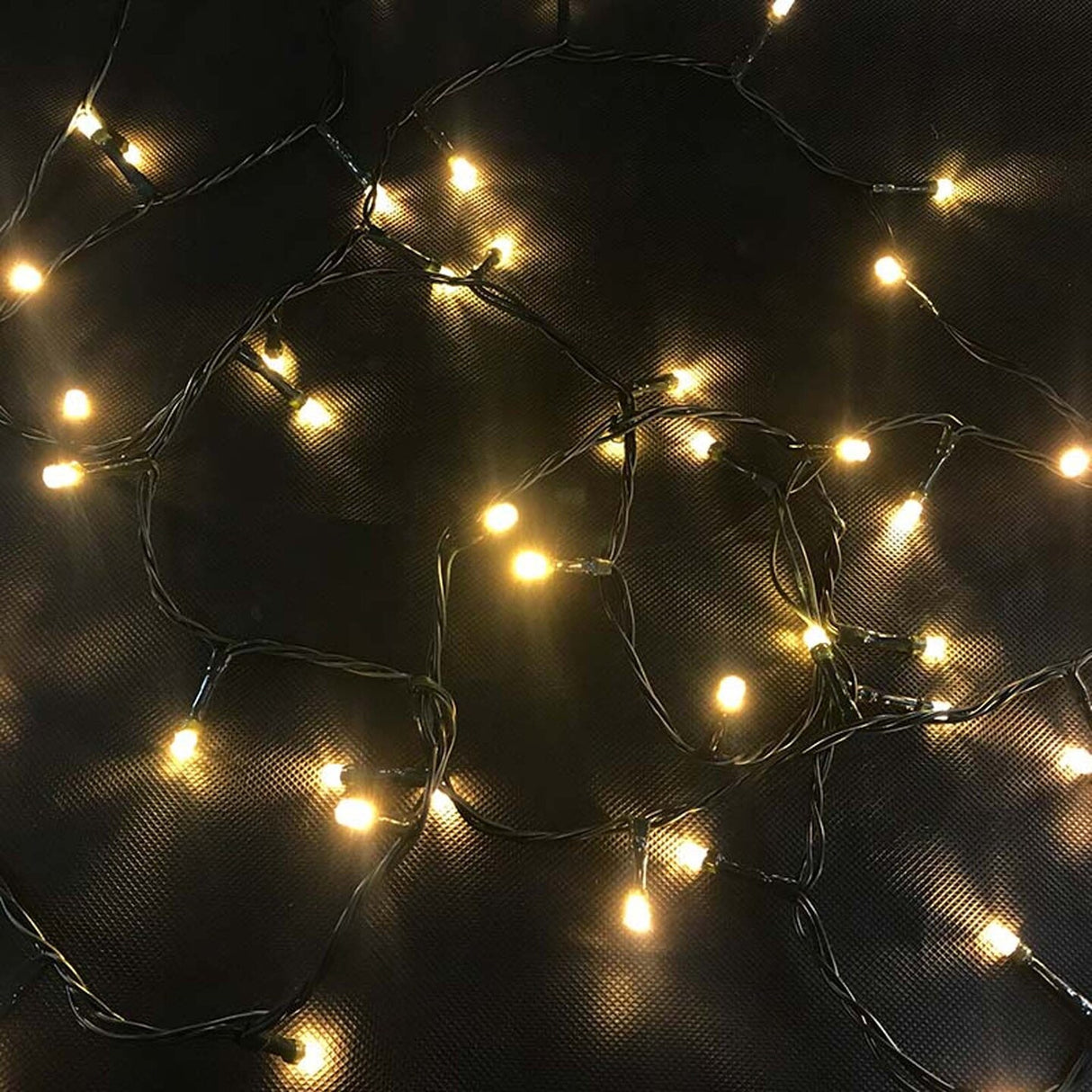 100 LED Green Wire Solar String Light