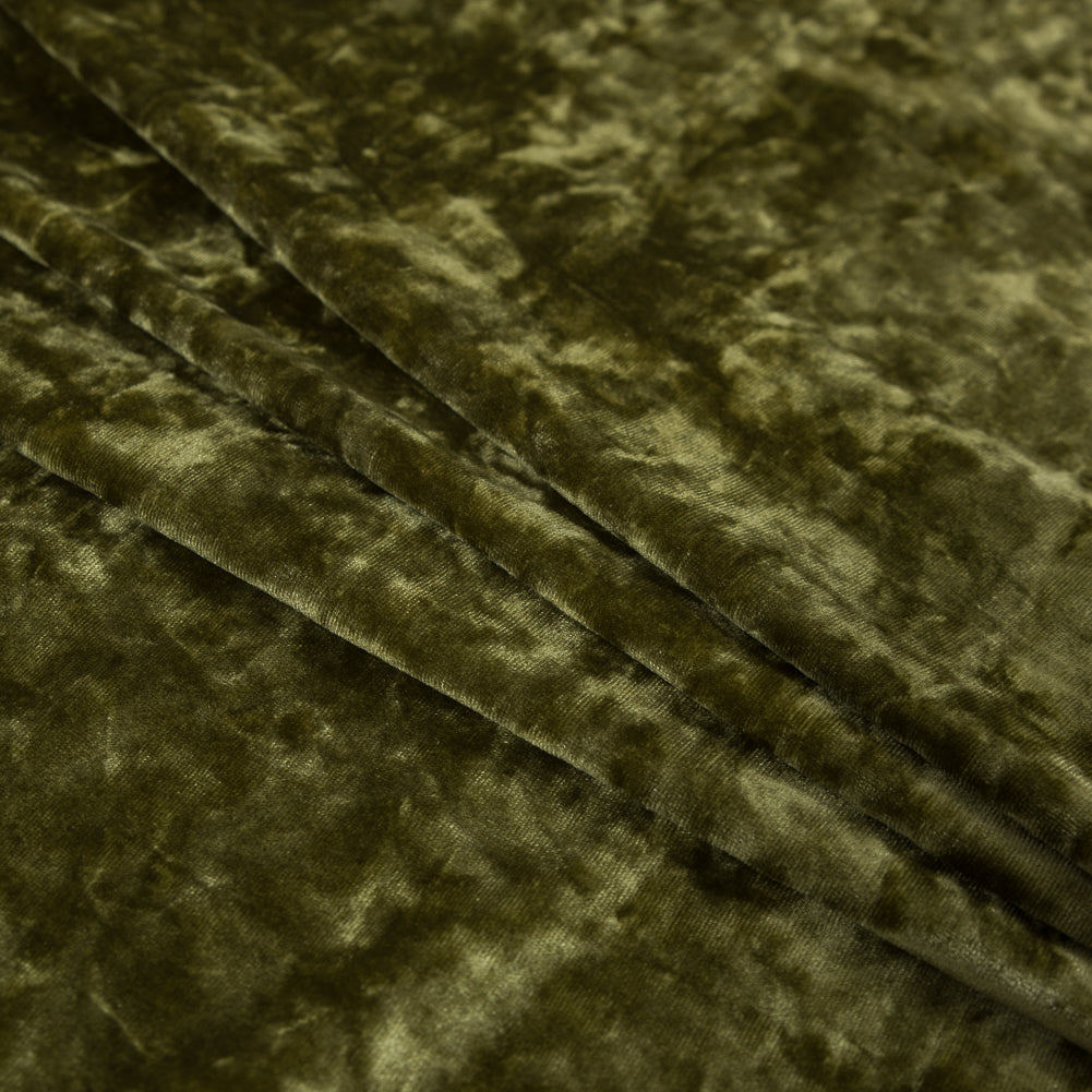 Crushed Velour - Woodbine Green - Auguste Collection