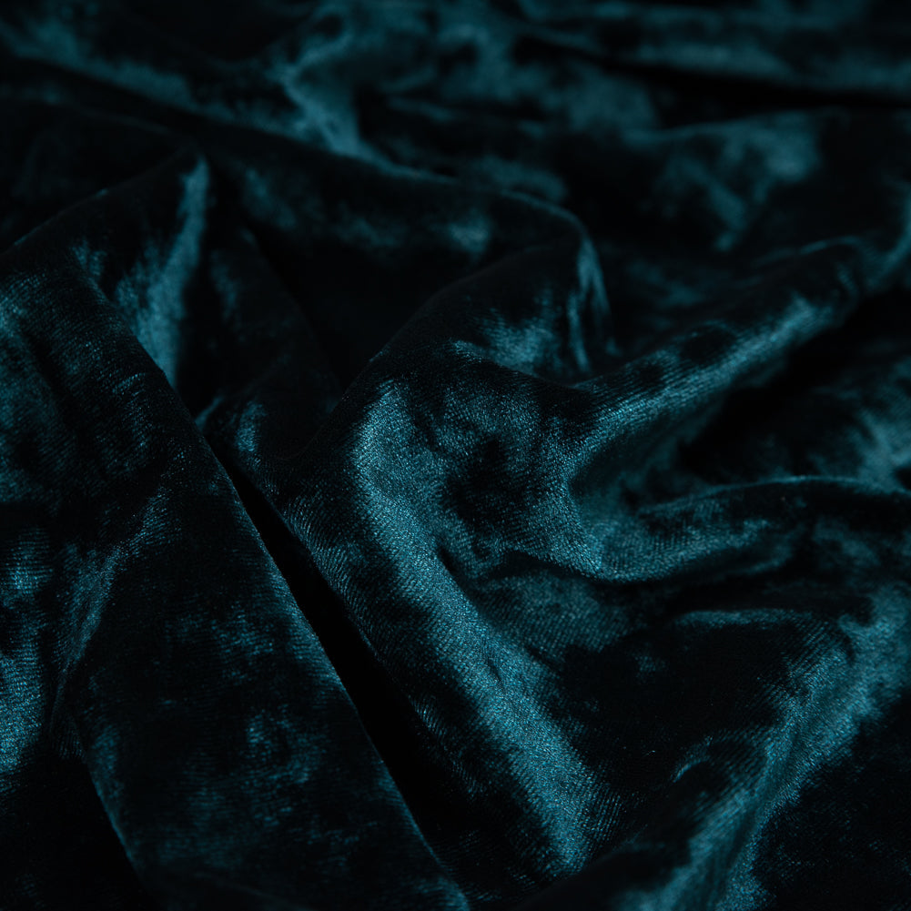 Crushed Velour - Pacific Blue - Auguste Collection