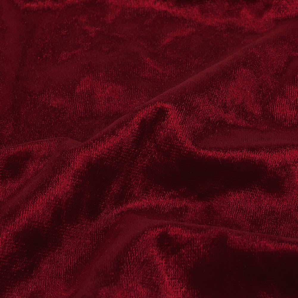 Crushed Velour - Deep Claret - Auguste Collection