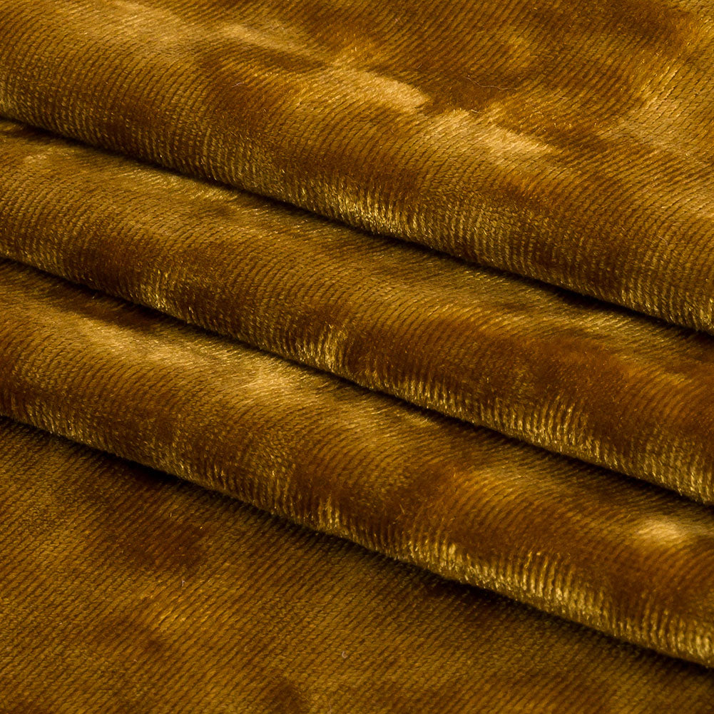 Crushed Velour - Curry Gold - Auguste Collection