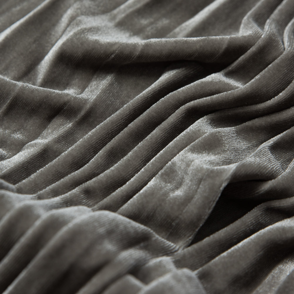 Pleated Velour - Gray Violet - Tver Collection