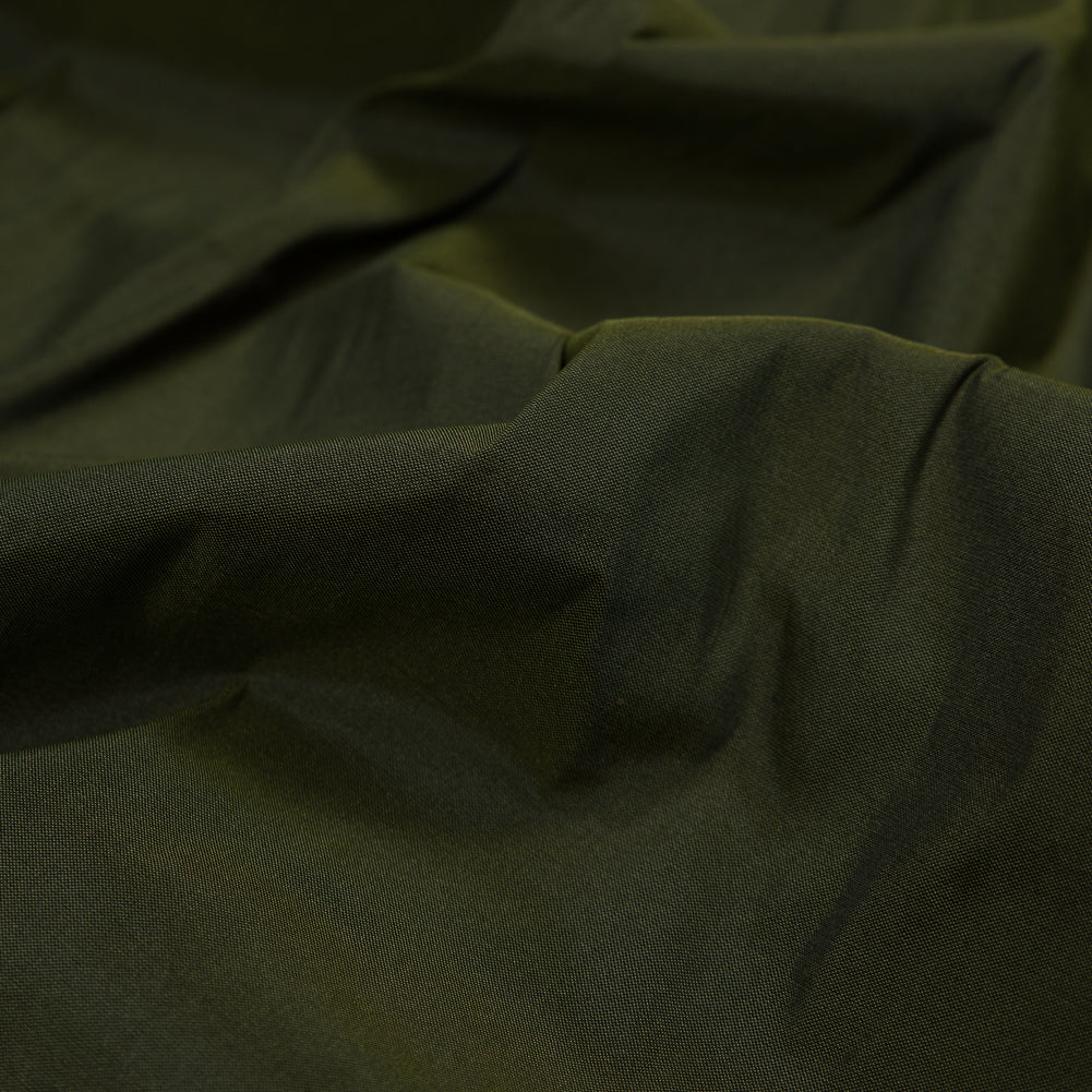 Polyester Taffeta - Plain Dyed Olive - Bellamy Collection