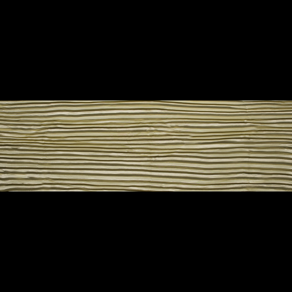 Pleated Stretch Satin - Mellow Yellow - Andreas Collection
