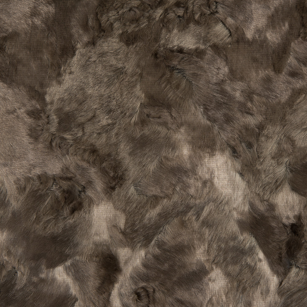 Crushed Velvet - Light Brown - Famous NYC Designer