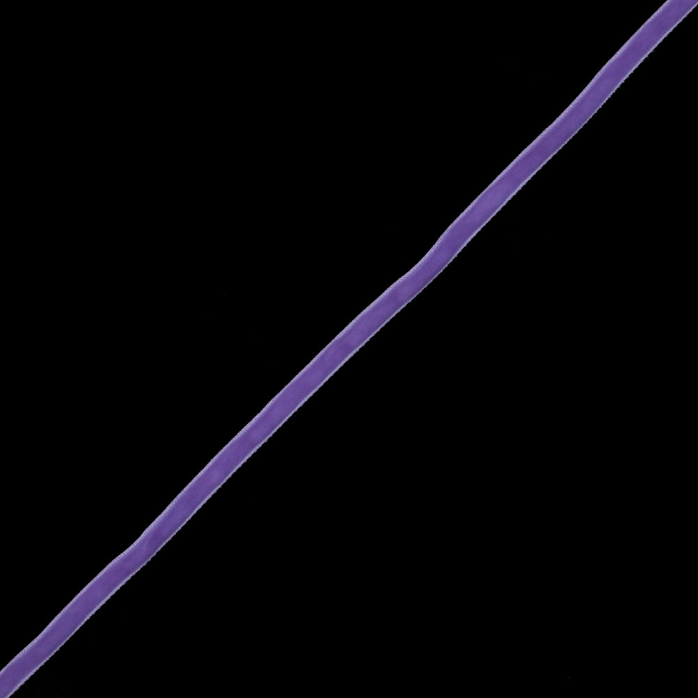 Single Faced Velvet Ribbon Made in Italy - 1/4" - Violet - Sabine Collection