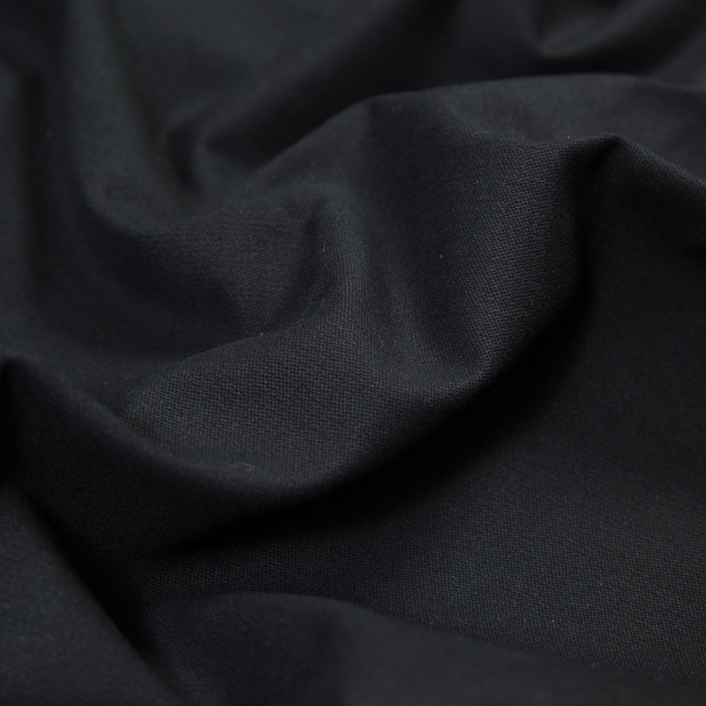 Brushed Cotton Duvetyne 16oz - Black