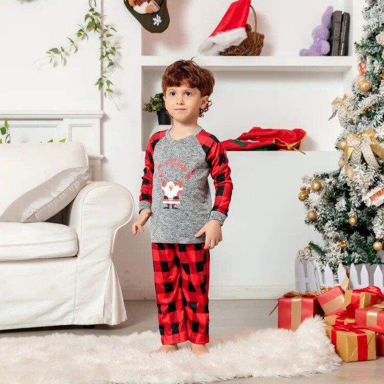 Pumpkin Printed Christmas Pajamas Outfits