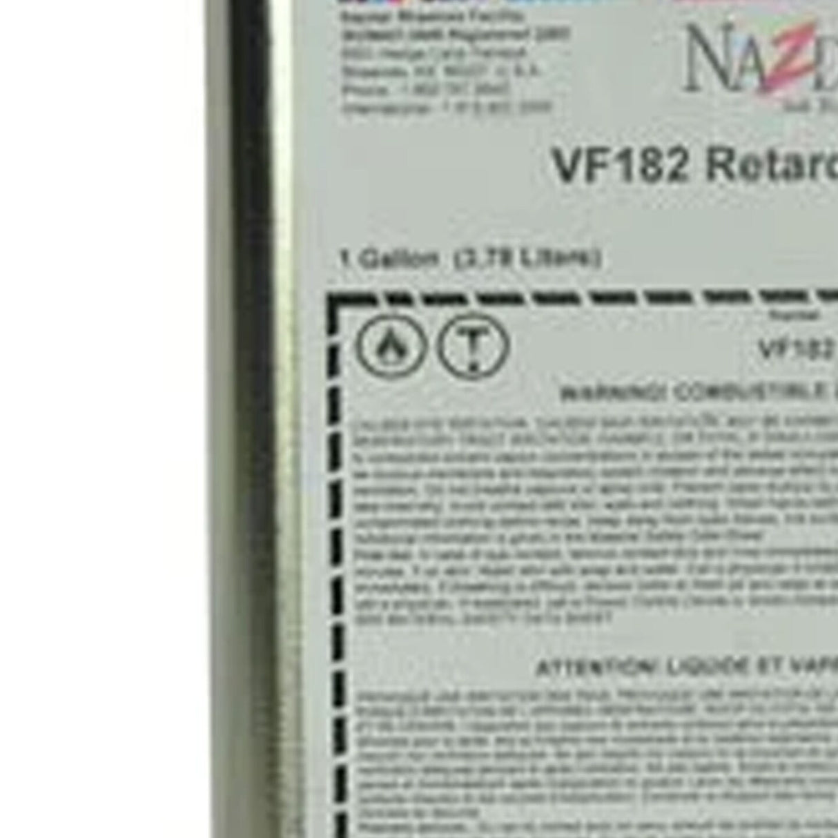 Nazdar VF182 Retarder Thinner For VF Series Ink
