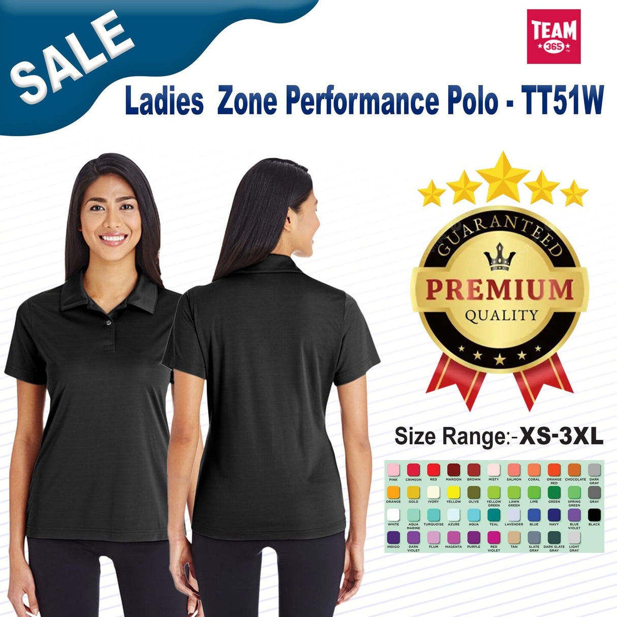 Team 365® Ladies Zone Performance Polo