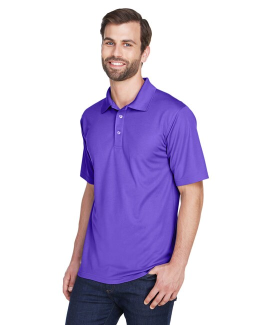 UltraClub® Men's Cool & Dry Mesh Pique Polo