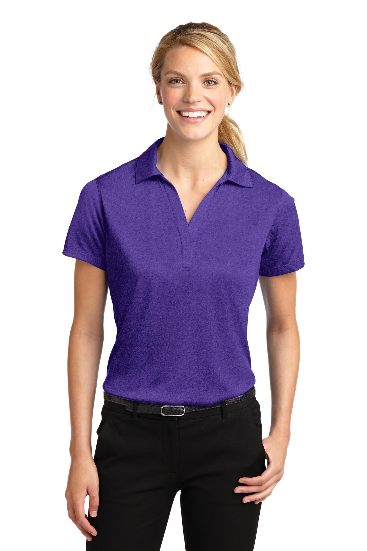 Sport-Tek® Women's Heather Contender Polo Lightweight Moisture Wicking